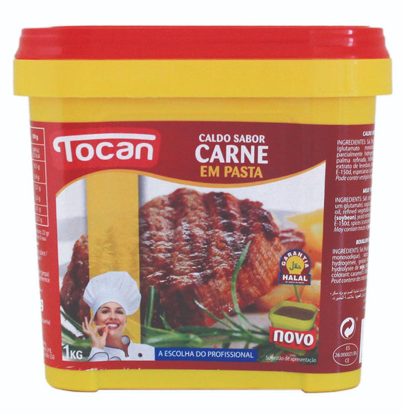 Tocan Caldo Carne Pasta 1 Kg (Cx8)