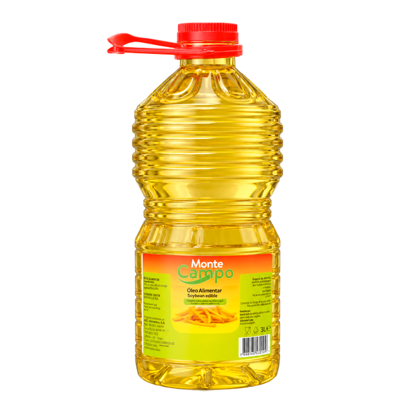 Oleo Alimentar Soja Montecampo 3L (Cx6)
