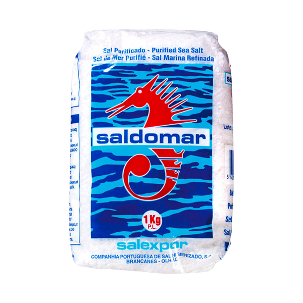 Sal Cristal Iodado Saldomar 1Kg (Cx20)