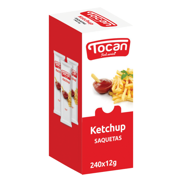 Tocan Ketchup Saquetas 12 Grs (Cx 240Und)