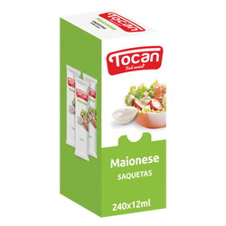 Tocan Maionese Saquetas 12 Ml (Cx 240Und)