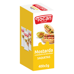 Tocan Mostarda Saqueta 5Grs (Cx 400Und)