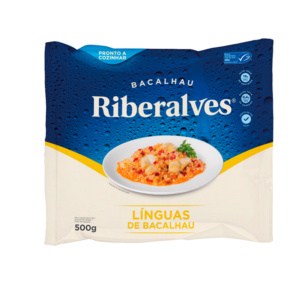 Idiomas Bacalhau Msc Riberalves Islân. Bolsa Cong 500Grs Cx10