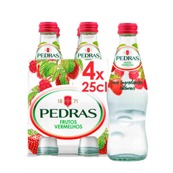 Agua Das Pedras Frutos Vermelhos 0.25Cl X 4Gf (Cx 6 Pack)