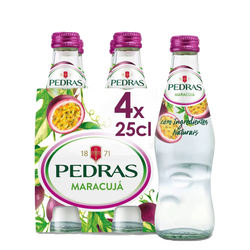Agua Das Pedras Maracujá 0.25Cl X 4Gf (Cx 6 Pack)