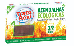 Trato Real Acendalha Ecologicas 32 Cubos Cx 24Pct