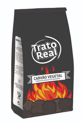 Trato Real Carvão Vegetal +/- 2Kg Saco