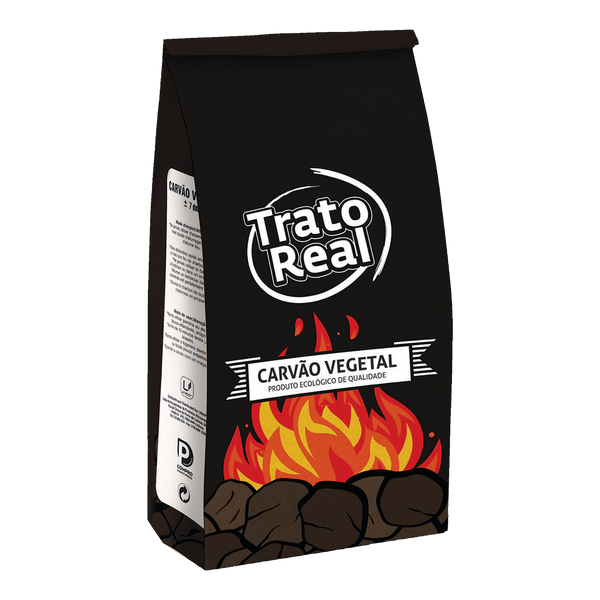 Trato Real Carvão Vegetal +/- 2Kg Saco