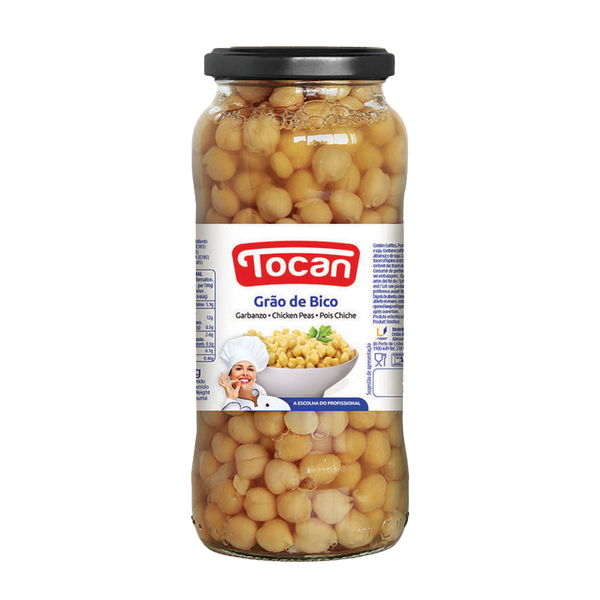 Tocan Grão De Bico Frasco 570Grs (Cx12)