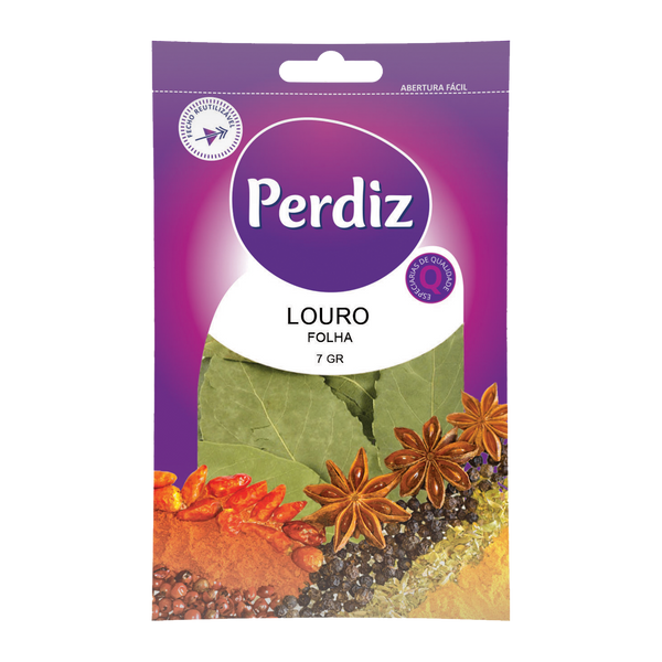 Perdiz Louro Em Folhas Saq. 7Grs (Cx15)