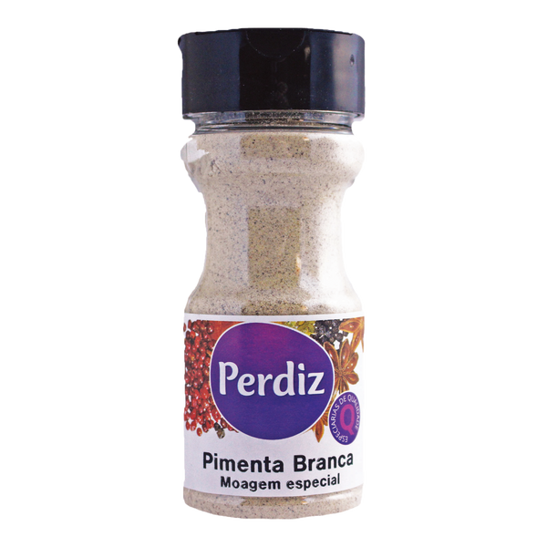 Perdiz Pimenta Branca Moagem Especial Pet 50Grs (Cx6)