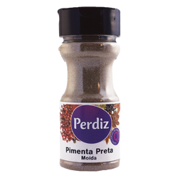 Perdiz Pimenta Preta Moída Pet 50Grs (Cx6)