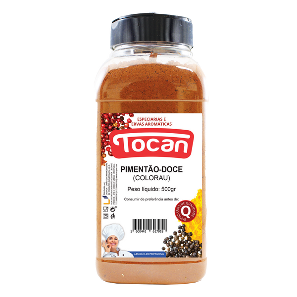 Tocan Pimentão Doce Pet 500Grs (Cx6)