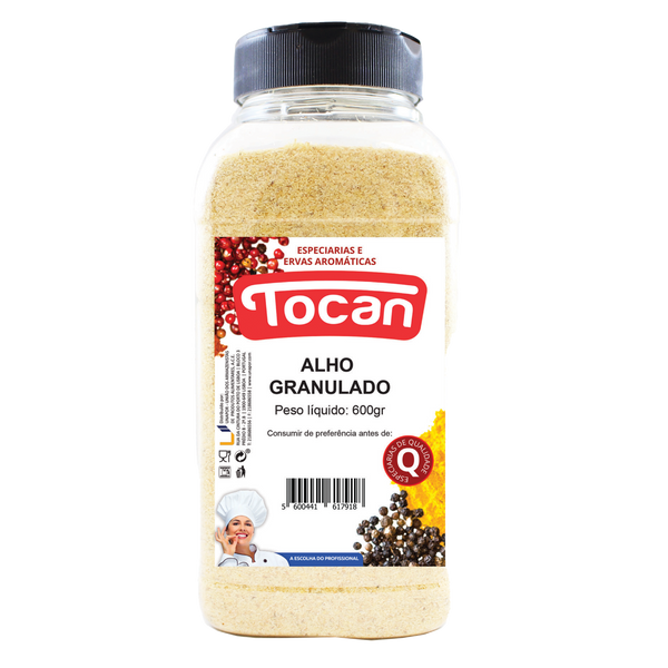 Tocan Alho Granulado Pet 600Grs (Cx6)