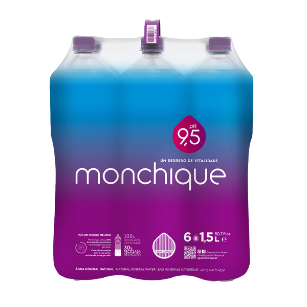 Agua Monchique Mineral Gf 1.5L (Cx6)