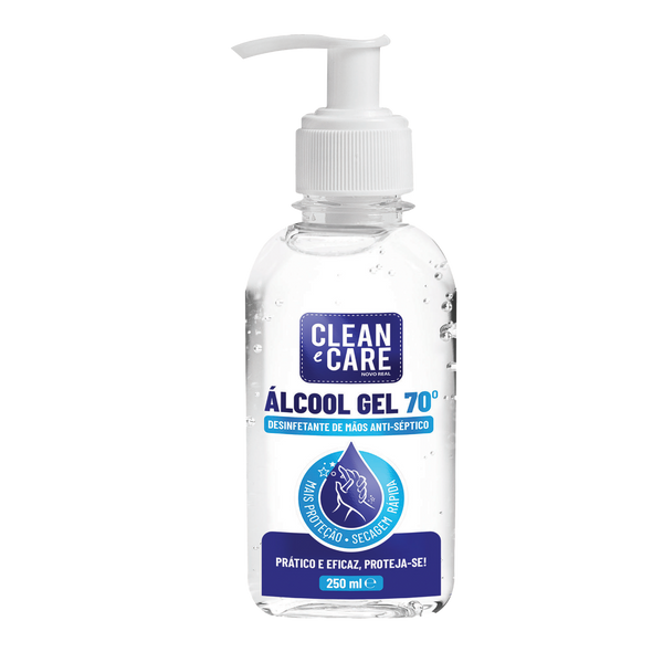 Nr Clean & Care Alcool Gel 70º 250Ml (Cx24)