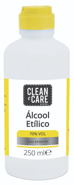 Novo Real Clean E Clear Alcool Etilico 70º 250Ml (Cx24)