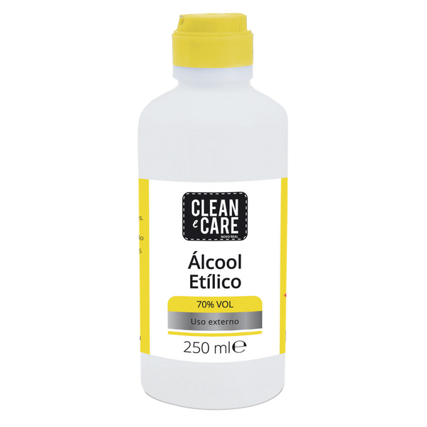 Novo Real Clean & Care Alcool Etilico 70º 250Ml (Cx24)