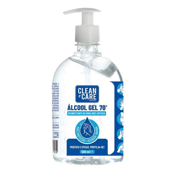 Nr Clean & Care Alcohol Gel 70º 500Ml (Cx12)