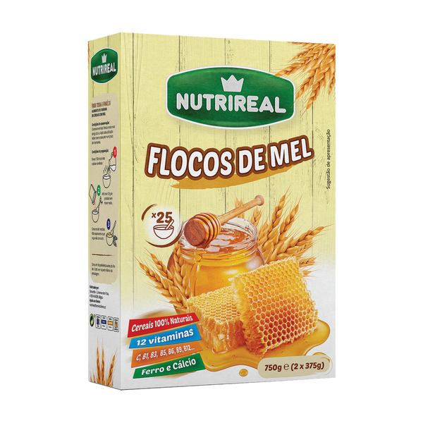 Nutrireal Flocos De Mel 750 Gr (Cx8)