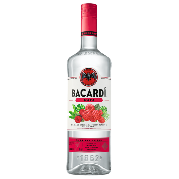 Rhum Bacardi Razz 27º 70Cl (Cx6)