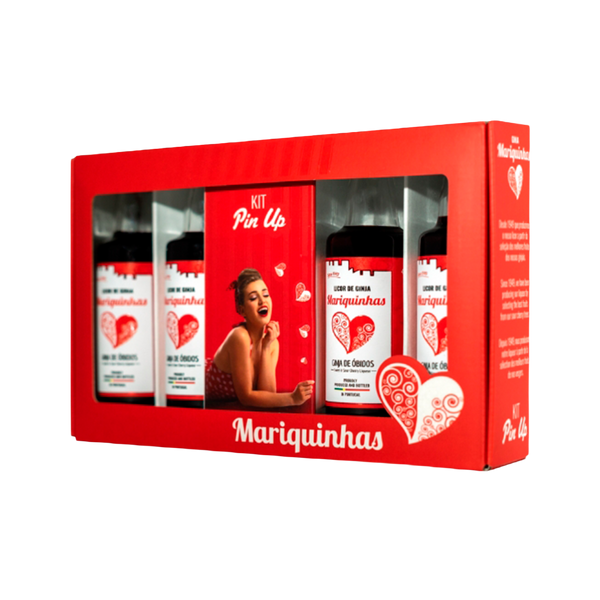 Conj. Ginja Mariquinhas Pin Up 4 X 40Ml