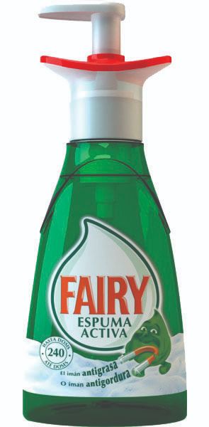 Fairy Detergente Lavavajillas Manual Espuma Activa 375Ml (Caja 12)