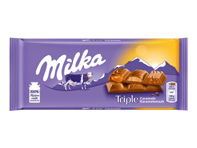 Milka Choc. Triple Caramelo 90Grs (Cx20)