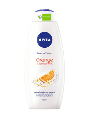 Nivea Gel Duche Care & Orange 750Ml (Cx6)