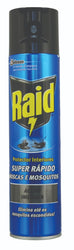 Raid Inseticida Voadores Spray Super Rapido 400 Ml (Cx12)