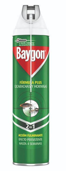 Baygon Inseticida Baratas E Formigas Spray 400 Ml (Cx12)