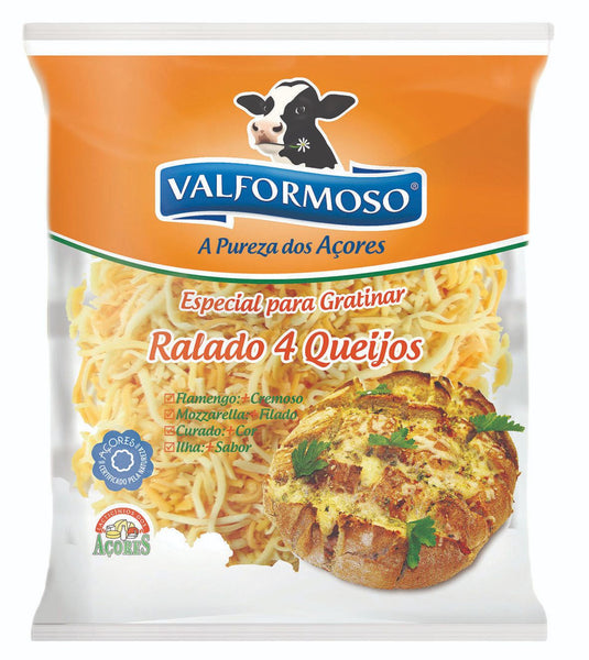 Queijo Ralado 4 Queijos Valformoso 150Grs (Cx24)