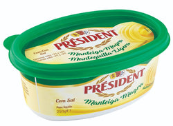 Manteiga Magra C/Sal President 250Grs (Cx12)