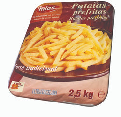 Batata Pré-Frita Palito Mias 9*9 Saco 2,5Kg (Cx4)
